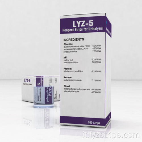 lyz test delle urine per diabetici strisce 5K